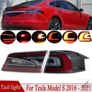 テスラ モデルS 2016 - 21 車用テールランプアセンブリ リアブレーキランプ ウィンカーライト 600591800 600591900