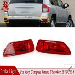 R-AUTO リアバンパーリフレクター ブレーキライト テールランプ ハザード灯 ジープ コンパス グランドチェロキー 2011 2012 2013-2016 57010716AC