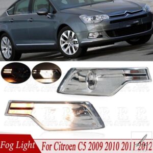 フォグランプアセンブリ フロントバンパー フォグライト フロントシグナルランプ カーアクセサリー シトロエン C5 2009 - 12に適合