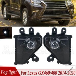 レクサス GX460/400 2014 - 20 用 フォグランプ アセンブリ フロントバンパー ラウンド デイタイムランニングライト