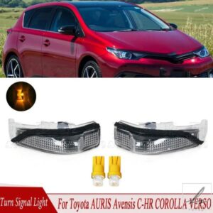 トヨタ オーリス C-HR カローラ アベンシス ヴェルソ 中東モデル用 バックミラー ウィンカーライト サイドミラーランプ 81741-02040