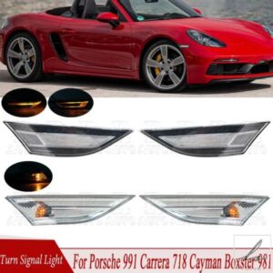 ポルシェ 991 カレラ GTS GT3 981 ボクスター ケイマン 718 フロントバンパー コーナーライト ウィンカーライト 99163125605 99163125505