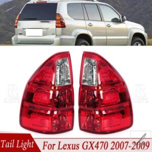 テールランプ ストップブレーキライト リアテールランプ ウィンカーライト レクサス GX470 2007 2008 2009 に適合 テールライトアセンブリ