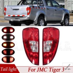 テールライトアセンブリ ウィンカーランプ ブレーキライト リアテールライトリフレクター ストップランプ JMC TIGER 3用 電球付き JIANGLING YUHU用