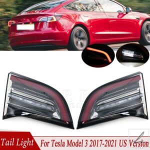 テールライト ウィンカーインジケーター ブレーキランプ LED テールランプインナー テスラ モデル3 2017-2021 USバージョン 車用 1502089-00-B