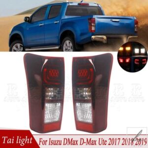 テールランプアセンブリ LEDリアテールライト ブレーキライト テールランプ ISUZU DMAX D-MAX UTE 2017 2018 2019 ワイヤーハーネス付き 電球付き
