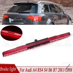 車用LEDサード3RDハイブレーキライトリアハイブレーキストップランプ3RD適合AUDI A4 RS4 S4 B6 B7 2001-2008用8E5945097C