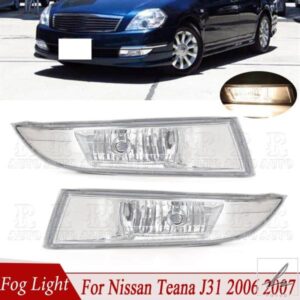 フォグランプ フロントバンパー フォグランプ アセンブリ 電球付き ハロゲン 26155-7W50A 26150-7W50A 車用 日産 ティアナ J31 2006 2007