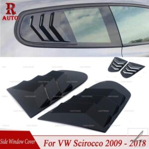 R-AUTO ベント カーボンサーフェススタイル スポイラー 装飾アクセサリー クォーターサイドウィンドウルーバースクープ VW シロッコ 2009-2018用