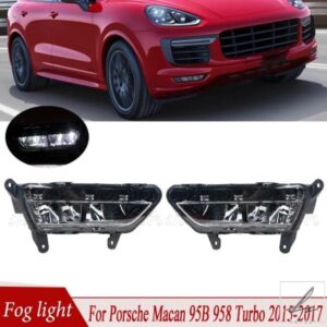 ポルシェ カイエン マカン 95B 958 ターボ 2015 2016 2017 フロントバンパー フォグランプ アセンブリ デイタイムランニングライト フォグランプ 95B941700C