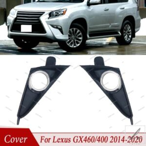 レクサス GX460/400 2014 - 16-2020 用 フロントアンダーバンパーグリル フォグランプカバー カースタイリング フォグランプフレームグリル