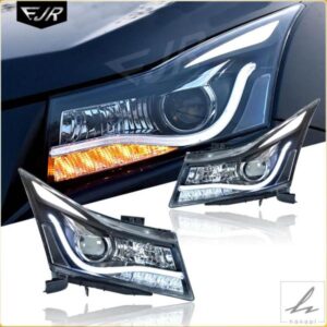 車用ライト LEDヘッドライトアセンブリ シボレークルーズ 2009-2016 キセノンヘッドランプ ウィンカーエンジェルアイレンズ 自動車アクセサリー
