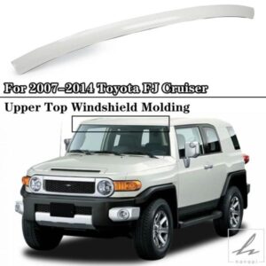 2007 2008 2009-2014年式トヨタFJクルーザー用アッパーアウターモールディングトリムフロントトップウインドシールド