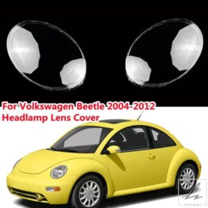 左右ペア クリアヘッドランプレンズカバー ランプシェードレンズ フォルクスワーゲン VW ビートル 2006-2012 ヘッドランプレンズシェル