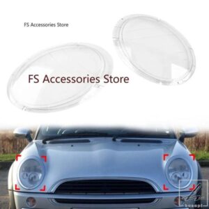 左右車ヘッドライトクリアレンズランプシェードシェルカバー BMW MINI R50 R52 R53 MK1 COOPER 2001-2006 ヘッドランプカバーランプシェード