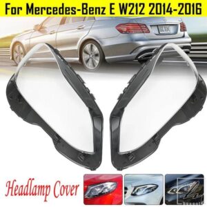 メルセデスベンツ Eクラス W212 E300 E350 フェイスリフト 2014-2016 左/右ヘッドライトレンズカバー ヘッドライトシェードシェルカバー
