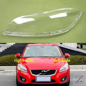 VOLVO C30 2010 - 14 ヘッドライトカバー クリアヘッドランプシェルレンズ ランプシェードプレキシガラスの交換