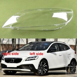 VOLVO V40 2017-2019用 クリアランプシェード フロントヘッドランプカバー ランプシェード ヘッドライトシェルレンズ プレキシガラス カーアクセサリー