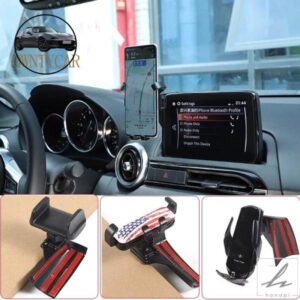 マツダ MX-5 MX5 2016-2023 車用セントラルコントロール携帯電話ブラケット GPSナビゲーションブラケットシート 車内アクセサリー