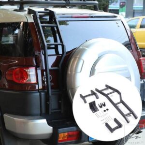トヨタ FJ クルーザー 2007-2021 合金製 リアテールドアラダークライミングカーアクセサリー