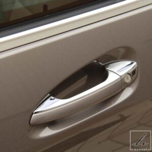 メルセデスベンツ GLK/GL/ML/Cクラス W204 X204 ABSクロームカードアハンドルトリムドアボウル装飾カーアクセサリー
