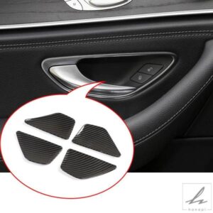 メルセデスベンツ Cクラス W205 2015-2020 E GLC W213 X243 2016-20 ABSカーボンドアボウルカバーパネルインテリアカーアクセサリー