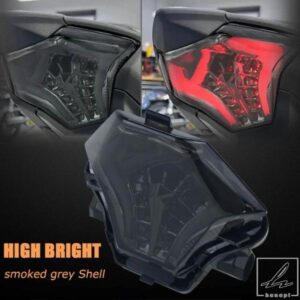 リアバイクLEDテールライトブレーキテールライトウィンカーランプDRLヤマハMT03 2014-2023 R3 R25 2013-2020 MT07 2013-2017用 部品 カスタムパーツ