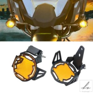 折りたたみ式フォグランププロテクターグリルカバー BMW R1250GS R1250GSアドベンチャー R1200GS LC R1200GS ADV 2014-2023に適合 部品 カスタムパーツ