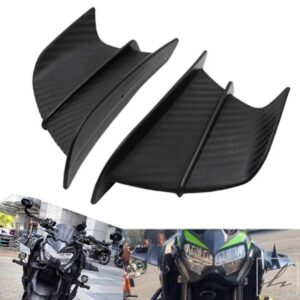 ヤマハ YZF R1 R6 R25 カワサキ NINJA H2 H2R BMW S1000RR ホンダ バイク用 ウィングレット エアロダイナミック サイドウィングフィン スポイラー 部品 カス