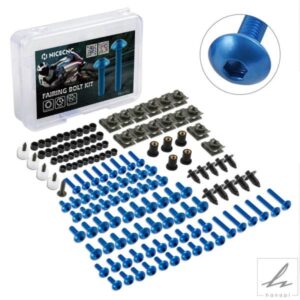 190個 オートバイフェアリングボルト ファスナークリップ ネジ YAMAHA YZF R1 R15 R25 R3 R6 R125 R15 R25 MT03 MT07 MT09 MT10 FZ07 FZ09用 部品 カスタム