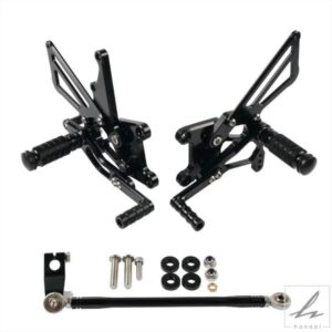 リアセット フットレスト シフトロッド トライアンフ スピードトリプル 1050 2005-2010 デイトナ 955I 1999-2006 スピードトリプル T509 1997-008用 部品 カ