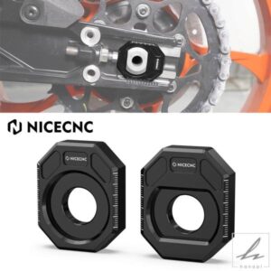 2024 KTM 125 250 390 DUKE リアチェーンテンションアジャスターキット アクスルブロック 9631098304404A 部品 カスタムパーツ アクセサリー