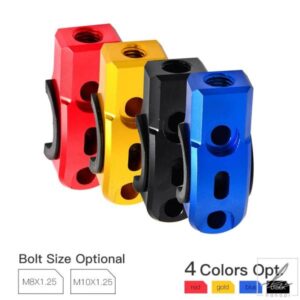 1個 8MM M8X1.25 汎用 ATV 回転バークランプ ミラーマウント アルミシリーズ CNC 回転バークランプ ミラーマウント ATV用 部品 カスタムパーツ アクセサリー