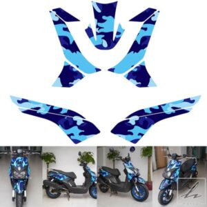 ヤマハ ZUMA 125 BWS 125 YW125 2015-2020 2016 - 19 オートバイグラフィック背景ステッカーデカールステッカーグラフィックス 部品 カスタムパーツ