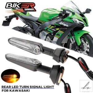 2023 LEDリアウィンカーライト KAWASAKI NINJA 650 400 300 H2 ZX6R ZX10R ZX10R R Z1000SX ER6N/6F オートバイインジケーターランプ用 部品 カスタムパーツ