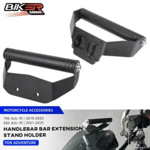 2025 アドベンチャー 890 790 ADV R GPSナビゲーションブラケット 携帯電話ホルダー オートバイアクセサリー 携帯電話スタンドサポート 2021+ 部品 カスタム