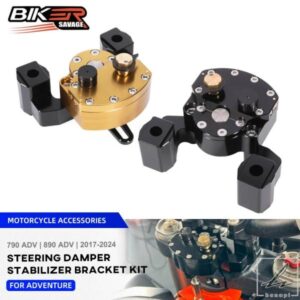 2024 790 890 ADVENTURE R ADV 2017+ ステアリングダンパースタビライザー オートバイ部品 ハンドルバーライザー クランプブラケット リバースセーフティ 部