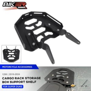 1290 SUPER DUKE GT 2016-2024用リアラゲッジキャリアラック収納ボックスシェルフブラケットテールカーゴサポートバイクアクセサリー 部品 カスタムパーツ