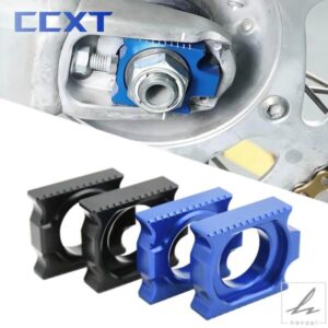 ヤマハ YZ250F 2009-2023 YZ450F 2010-2023 YZ 250F 450F ダートバイク 汎用パーツ用 オートバイ用リアアクスル ブロックチェーンアジャスター 部品 カスタ