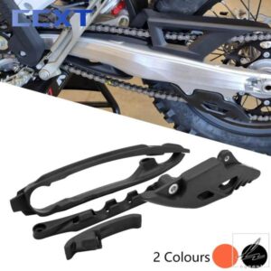 2023-2024 オートバイスイングアームチェーンスライダーキットチェーンガードガイドブレーキホースクランプKTM SX SXF XC XCF EXC EXCF 125 250 350 450用