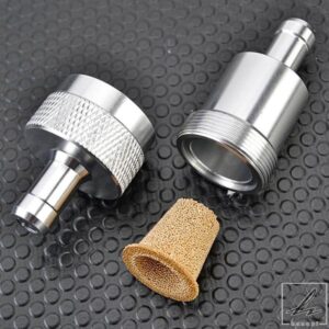合金フィルター 燃料 ガソリン ディーゼル インラインフィルター 3/8インチ 10MM モトクロス オートバイ ATV ビーチバイク オイルフィルター交換用 部品 カ
