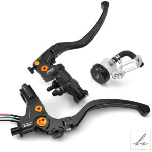 19RCS バイクブレーキカッチマスターシリンダーレバーラインパーチクラッチ汎用22MM ホンダカワサキニンジャヤマハスズキ用 部品 カスタムパーツ