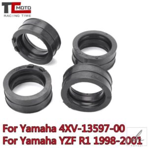 ヤマハ YZF R1 YZFR1 1998-2001 キャブレターパッド インテークマニホールド 4XV-13597-00 用 オートバイ部品 キャブレターインターフェース 部品 カスタム