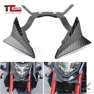 固定翼スポイラーデフレクターフェアリングフロントウィングアクセサリーホンダCB750ホーネット750 2023 2024 2025フロントウィング 部品 カスタムパーツ
