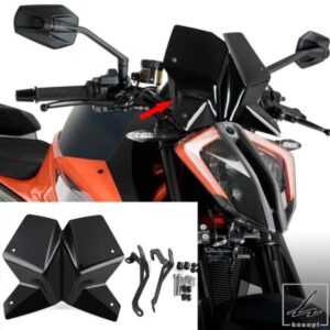 1290 SUPER DUKE R 2020 2021 2022 23 オートバイ用ウィンドスクリーン ウィンドシールド シールド エアフローデフレクター 1290 SUPERDUKE R 部品 カスタム