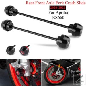 2020-2022 APRILIA RS660 フロントリアホイールフォークスライダープロテクター RS660 2020 2021 2022 オートバイクラッシュアクスル 部品 カスタムパーツ