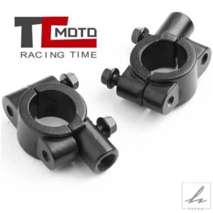 22MM M8 M10 オートバイミラーアダプターマウントホルダーブラケットクランプ バイクハンドルバー モペット ダートピットバイク ATV クワッド 4輪車用 部品