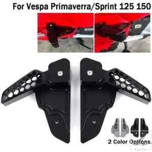 リアパッセンジャーフットレスト延長フットペダル VESPA PRIMAVERA SPRINT 125 150 2017 - 2022 2021 VESPA バイクアクセサリー 部品 カスタムパーツ