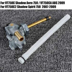 燃料スイッチ ペットコック ガス ガソリンタップバルブ ホンダ VT 750C 750CA ABS SHADOW AERO 750 VT750C2 SHADOW SPIRIT 750 / VT750C VT750CA用 部品 カ