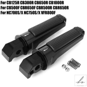 リアフットレスト パッセンジャーフットペグ ホンダ CB125R CB300R CB650R CB1000R CB500F CBR650F CBR500R CBR650R NC 700 750 S X VFR800F用 部品 カスタ